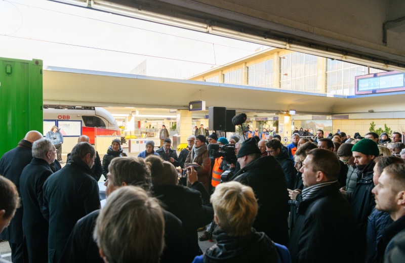 Noah’s Train arrives in Vienna